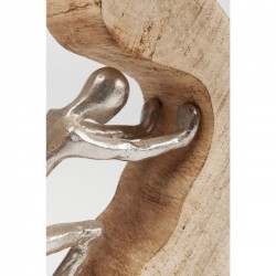 Peça Decorativa Man In Log