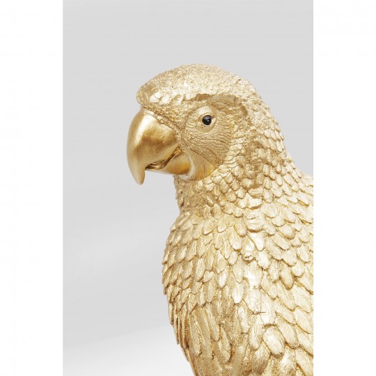 Deco Figurine Parrot Gold Kare Design Deco Figurine Parrot Gold Kare Design