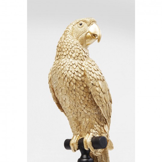 Deco Figurine Parrot Gold Kare Design Deco Figurine Parrot Gold Kare Design