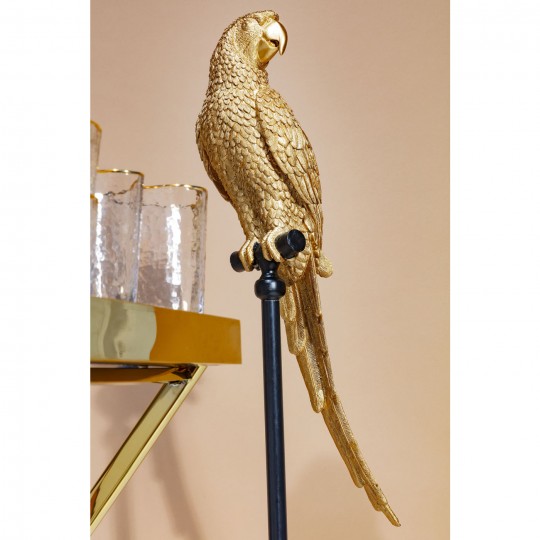 Deco Figurine Parrot Gold Kare Design Deco Figurine Parrot Gold Kare Design