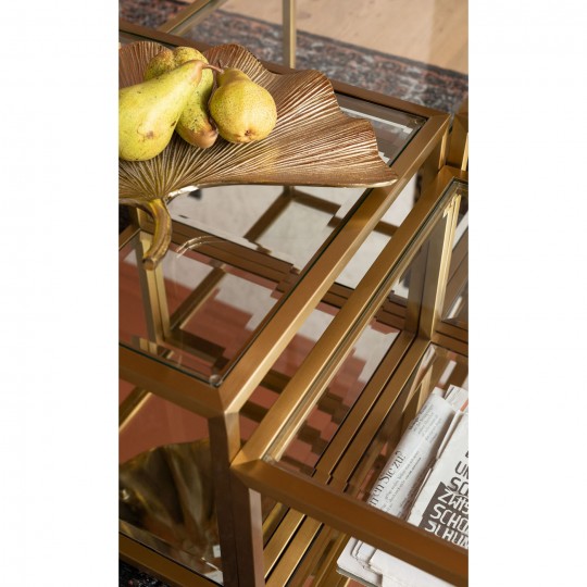 Mesa de Centro Luigi Gold (conj.4) Mesa de Centro Luigi Gold (conj.4)