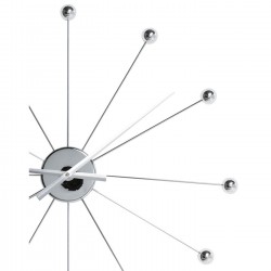 Relógio de Parede Like Umbrella Balls Cromado