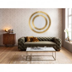 Mirror Solare Gold Ø132cm Kare Design