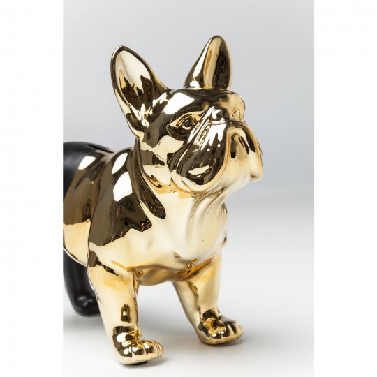 Money Box Bulldog Gold-Black Kare Design