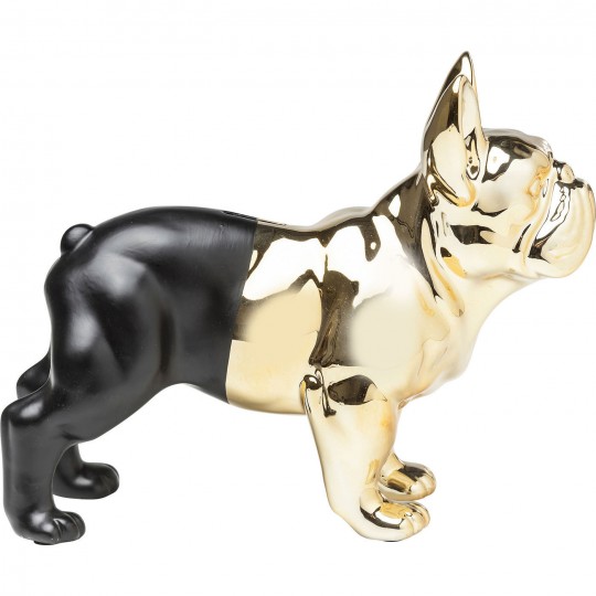 Money Box Bulldog Gold-Black Kare Design