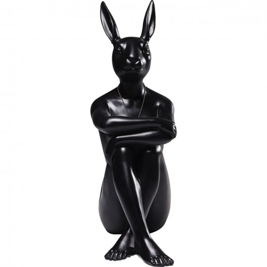 Peça Decorativa Gangster Rabbit Preto Peça Decorativa Gangster Rabbit Preto