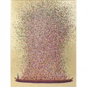 Tela a Óleo Flower Boat Gold Rosa 100x80cm-65740 (6)