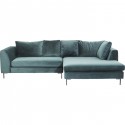 Corner Sofa Gianni Velvet Green Right Kare Design