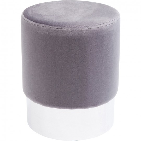 Stool Cherry Light Grey Silver Ø35cm Kare Design Stool Cherry Light Grey Silver Ø35cm Kare Design