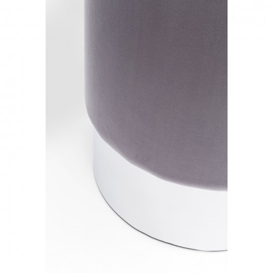 Stool Cherry Light Grey Silver Ø35cm Kare Design Stool Cherry Light Grey Silver Ø35cm Kare Design