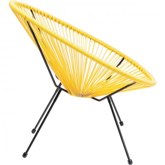 Armchair Acapulco yellow Kare Design Armchair Acapulco yellow Kare Design