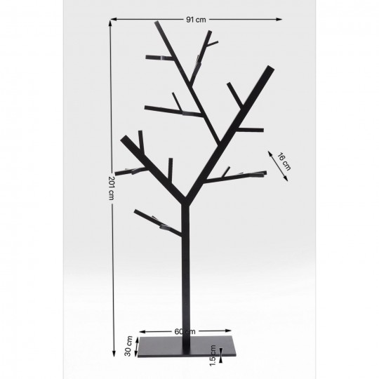 Coat Rack Technical Tree Black Kare Design