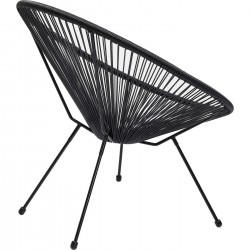 Fauteuil Acapulco noir