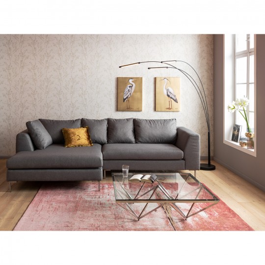 Corner Sofa Gianni Velvet Grey Left Kare Design Corner Sofa Gianni Velvet Grey Left Kare Design