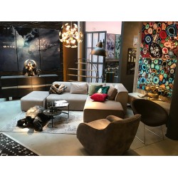 Sofa Infinity Velvet Taupe Right Kare Design