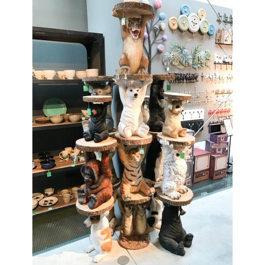 Side Table Animal Bear  Ø40cm Kare Design