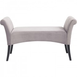 Bench Motley Velvet Silvergrey Kare Design