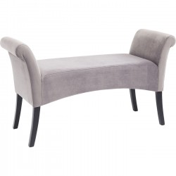 Bench Motley Velvet Silvergrey Kare Design