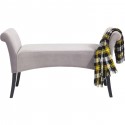 Bench Motley Velvet Silvergrey Kare Design
