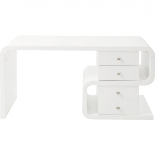Desk Snake White 150x70cm Kare Design