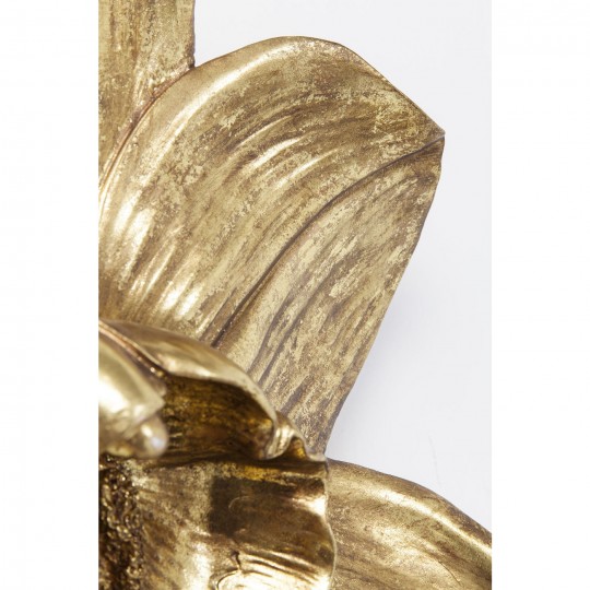 Decoração de Parede Orchid Dourada 44cm