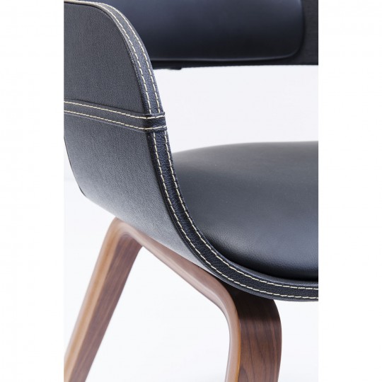 Chair with Armrest Costa Walnut Kare Design Chair with Armrest Costa Walnut Kare Design