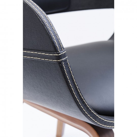 Chair with Armrest Costa Walnut Kare Design Chair with Armrest Costa Walnut Kare Design