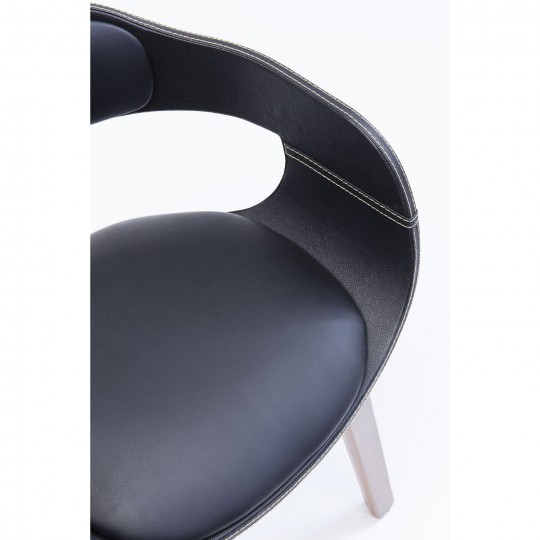 Chair with Armrest Costa Walnut Kare Design Chair with Armrest Costa Walnut Kare Design