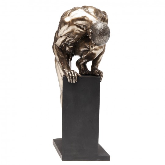 Deco Object Nude Man Stand Bronze 35cm Kare Design