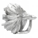 Deco Object Betta Fish Silver Small Kare Design