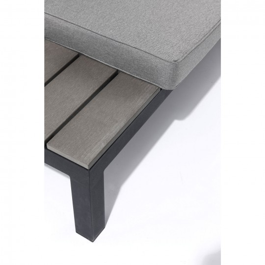 Sofá de Exterior Holiday Preto (4 peças) Sofá de Exterior Holiday Preto (4 peças)