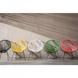Fauteuil Acapulco jaune