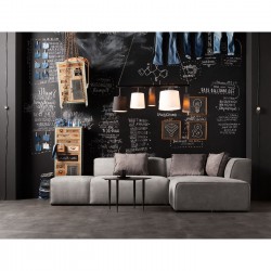 Sofá Infinity Cinzento c/chaise à direita-81323 (12)
