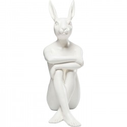 Deco Figurine Gangster Rabbit White Kare Design