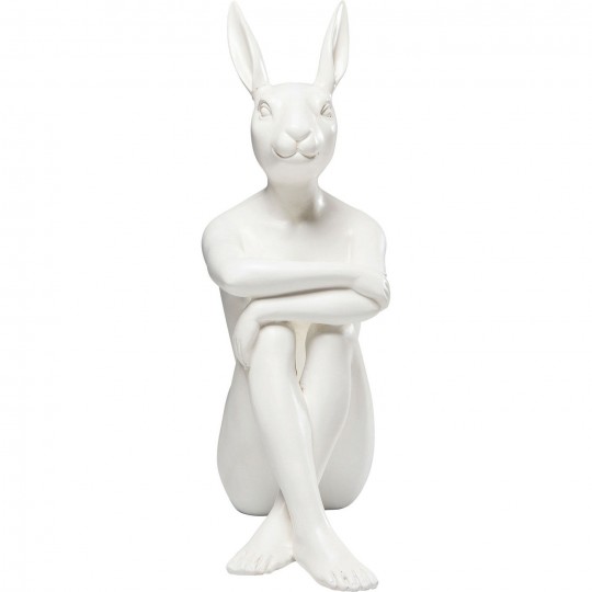 Peça Decorativa Gangster Rabbit Branco Peça Decorativa Gangster Rabbit Branco