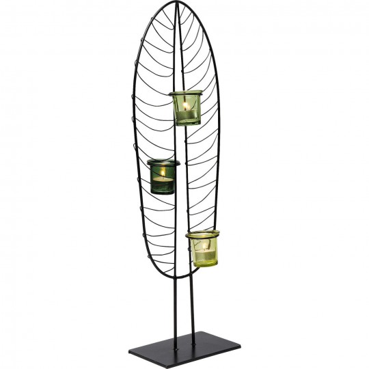 Porta velas Leaf Wire 67cm