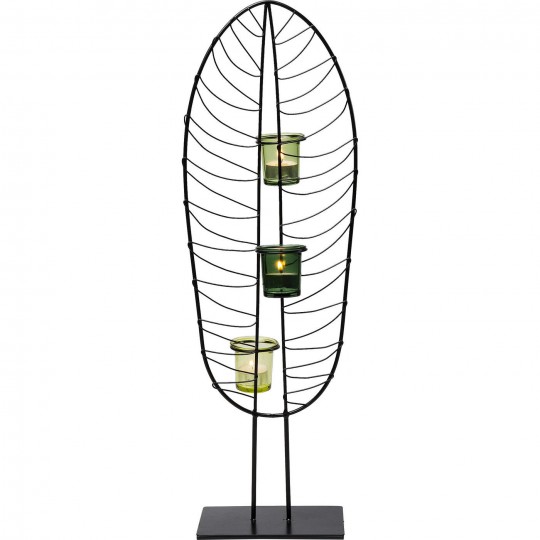 Porta velas Leaf Wire 67cm