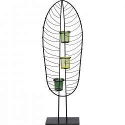 Porta velas Leaf Wire 67cm-63979 (7)
