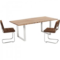 Table Harmony Chrome 180x90cm Kare Design