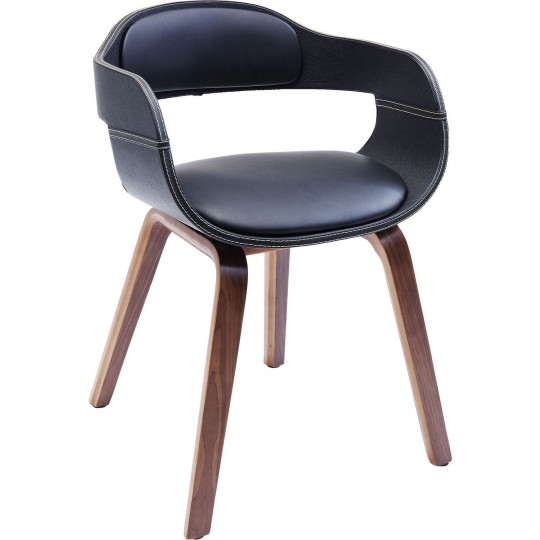 Chair with Armrest Costa Walnut Kare Design Chair with Armrest Costa Walnut Kare Design