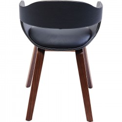 Chair with Armrest Costa Walnut Kare Design
