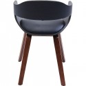 Chair with Armrest Costa Walnut Kare Design