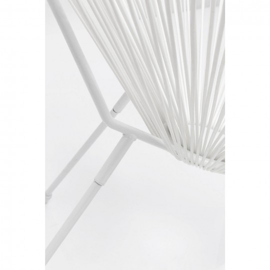 Armchair Acapulco white Kare Design