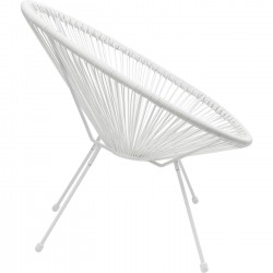 Fauteuil Acapulco blanc