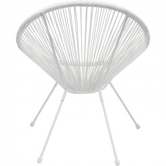 Armchair Acapulco white Kare Design