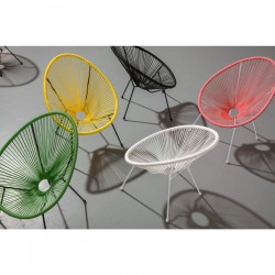 Fauteuil Acapulco blanc