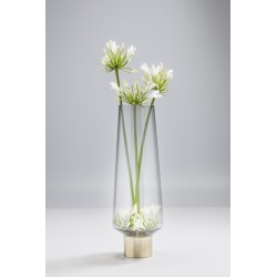 Vaso Noble Ring Cinzento 40cm