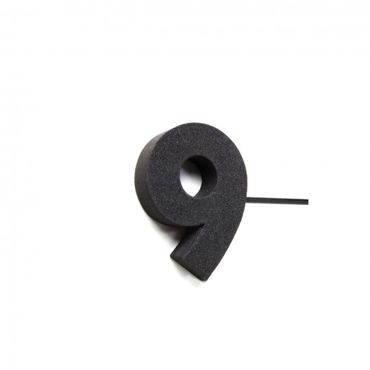 Wall Clock Like Umbrella Black Kare Design