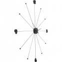 Wall Clock Like Umbrella Black Kare Design