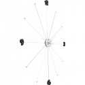 Wall Clock Like Umbrella Chrome Kare Design